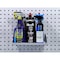 Triton Products 12 In. W x 10 In. D White Epoxy Coated LocBoard Steel Shelf with 6 Holes for Garment Hangers 56120-WHT - alternate 2